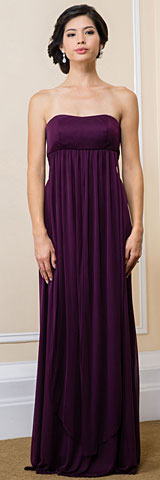 Convertible Empire Waist Long Formal Bridesmaid Dress