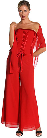 Two Piece Corset Pant Dress. 13625.