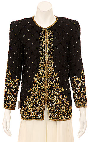 Growing Spring Garden Hand Beaded Jacket