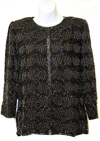 Full-Sleeved Beaded Jacket