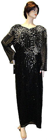 Full Beaded Sequin Formal Dress
