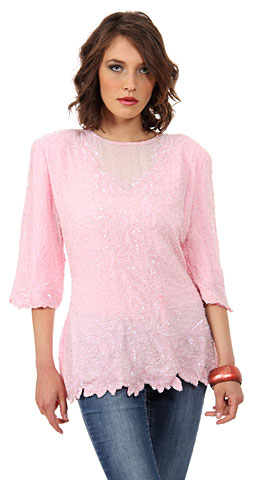 Fully Sequin Beaded Blouse