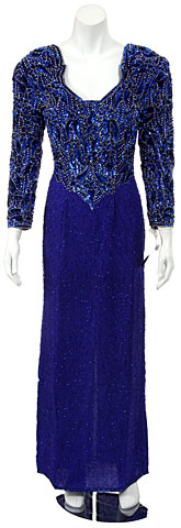 Full Sleeve Sweetheart Sequined Mother of the Bride Dress