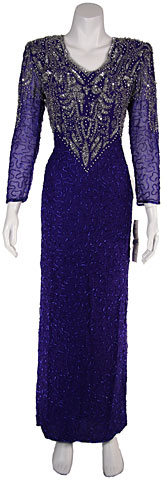 Full Length Formal Beaded Gown