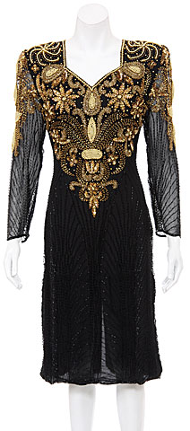 Galaxy Hand Beaded Formal Dress