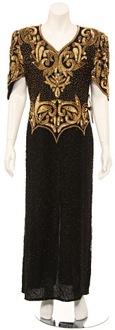 Full Length V-Neck Evening Gown