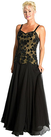 A-Line Long Beaded Dress