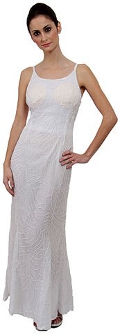 Full Length Beaded Formal Dress