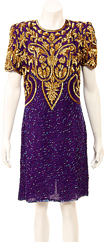 Fully Sequined Cocktail Dress