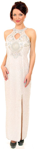 Round Halter Neck Cocktail Dress