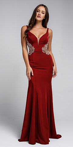 Sweetheart Neckline Fitted Sateen Prom Gown