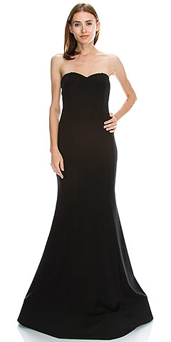 Strapless Sweetheart Neck Floor Length Formal Evening Dress. c011.