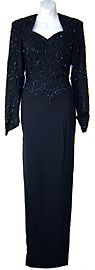 Full Sleeved Formal Mother of the Bride Dress