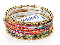 Set of 14 Brightly Colored Bangle Bracelets. POB-1922.
