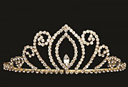 Crystal Rhinestone Princess Tiara. ps25.