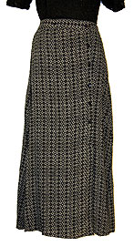 Diamond Print Long Polyester Skirt. sk-101.